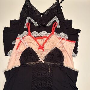 Victoria’s Secret a group of 4 Slips, Size Small